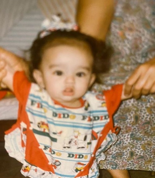 Bibriti Chatterjee childhood picture as a baby
