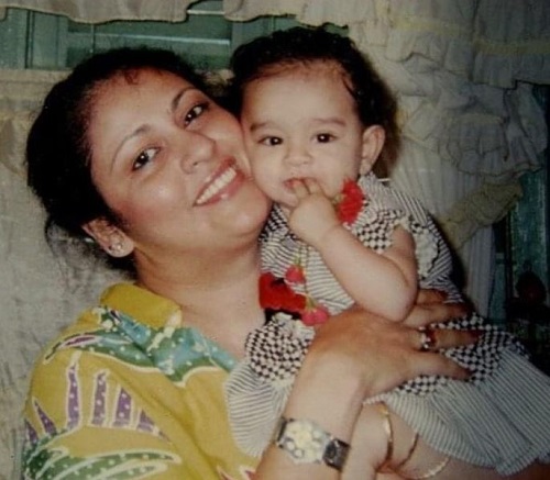 Bibriti Chatterjee childhood picture