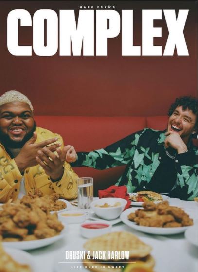 Druski cover page of complex magazine