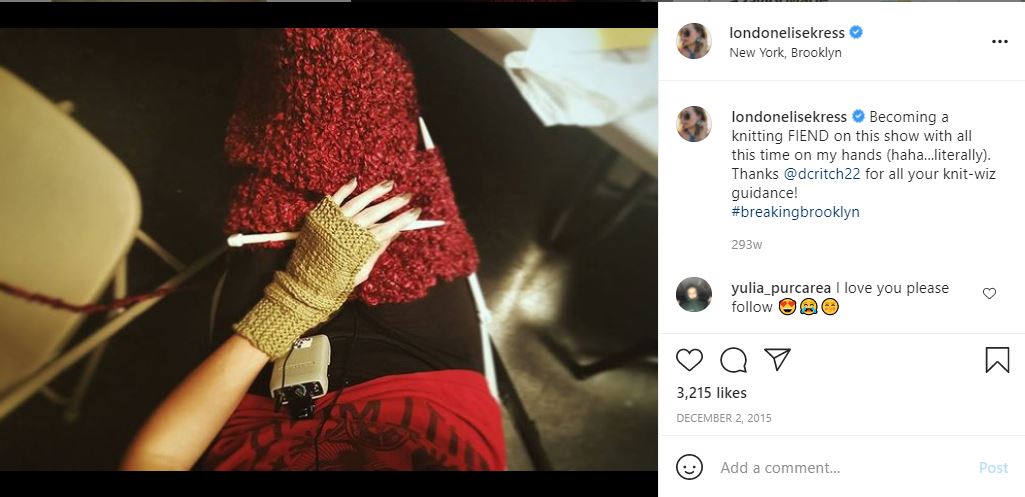London loves to do Knitting