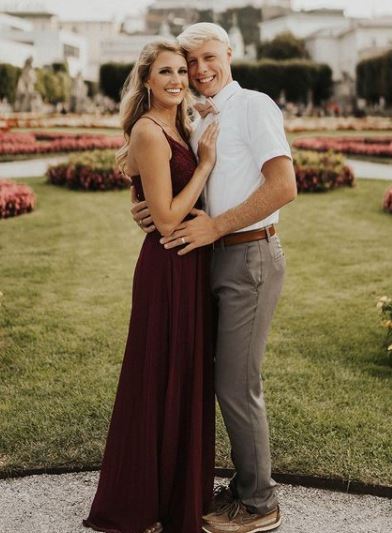 Olivia Plath with he partner
