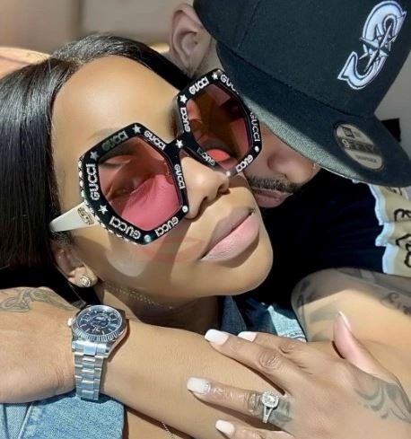 Terrell Babers with his fiance