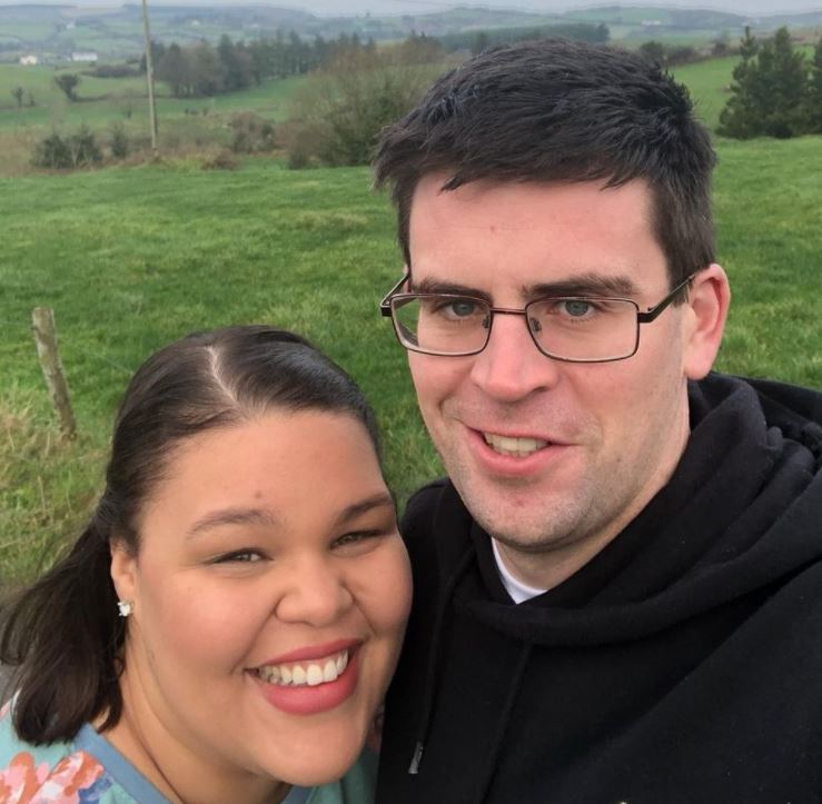 Britney Young with her boyfriend