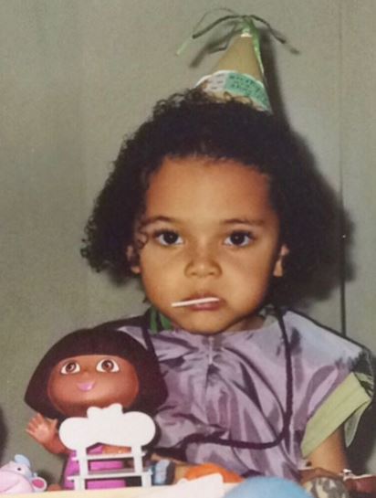 Childhood image of Sofia Bryant