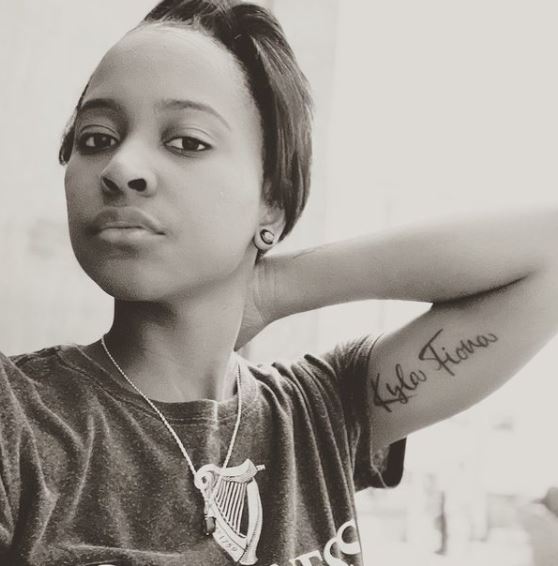 Dominique Gardner inked tattoo of her daughter name