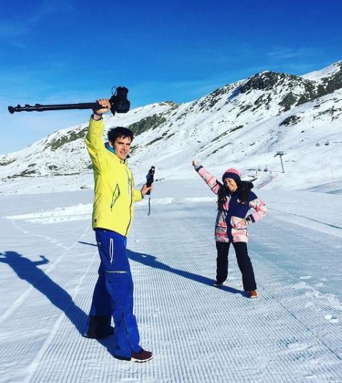 Joan Faggianelli with friend