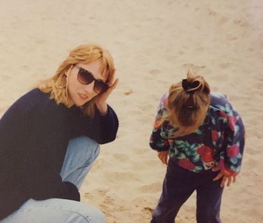 Marjorie Bourgeois with her mom