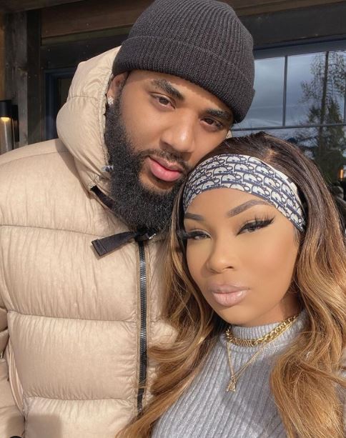 Aaliyah Jay with her boyfriend