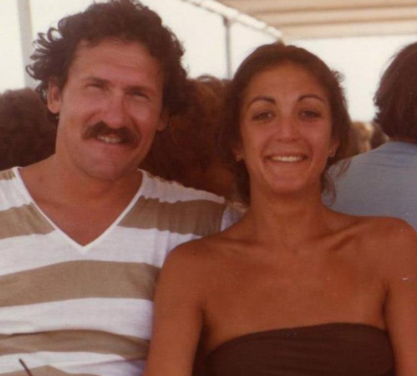 An old image of Art LaFleur with his wife