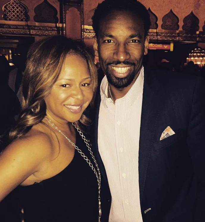Andre Dickens with his wife