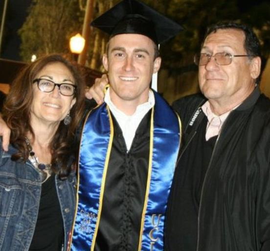 Art LaFleur with his wife and son