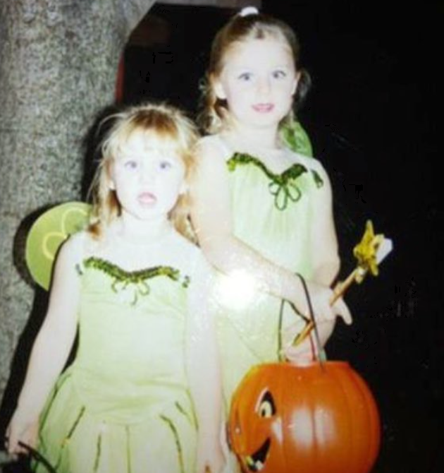 Childhood image of Laci Kay Somers with her sister