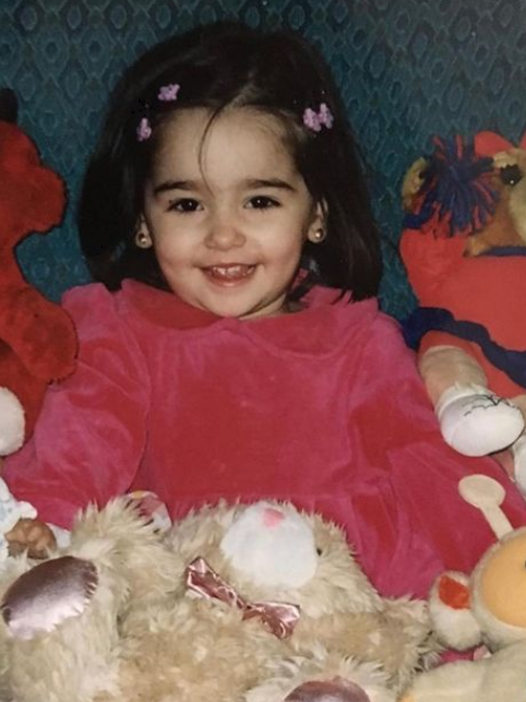 Childhood image of Paloma Silva