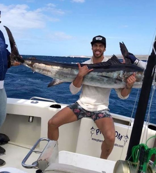 Christian Hogue does fishing