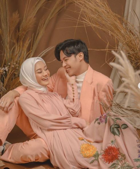 Dinda Hauw with her husband