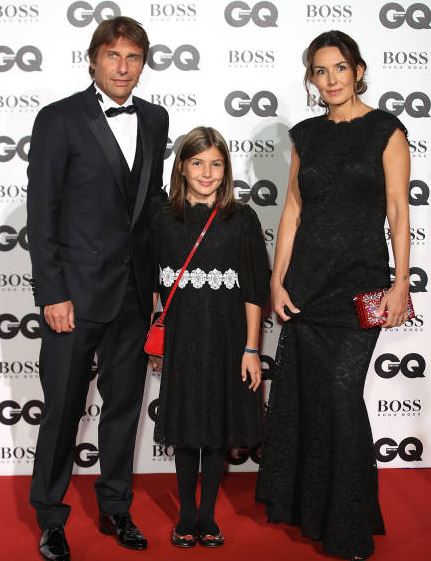 Elisabetta Muscarello with daughter and husband