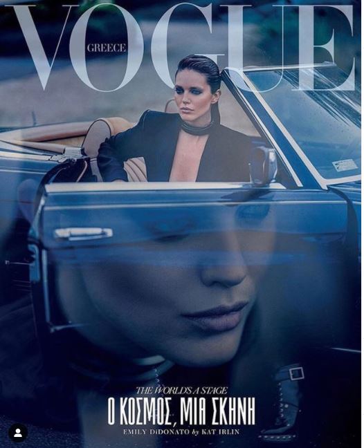 Emily DiDonato featured on cover page of Vogue magazine