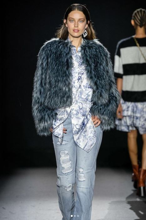 Emily DiDonato walked on a Ramp
