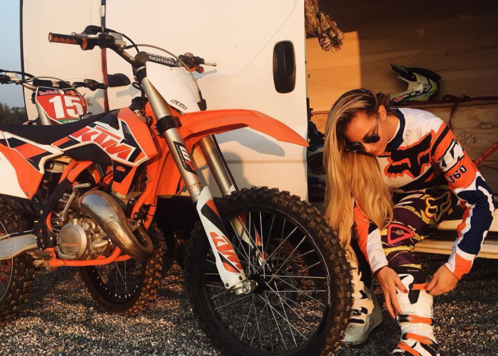 Francesca Brambilla motor bike
