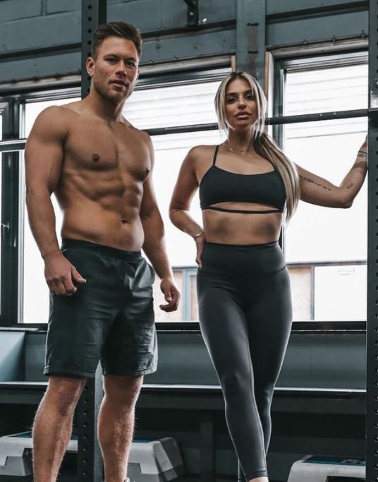 Gaby Blaaser with Danny Volker