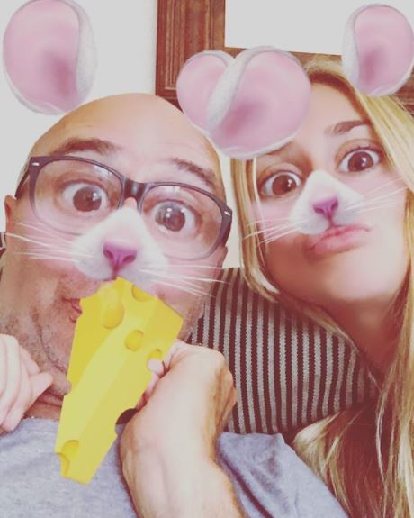 Gaby Blaaser with her father