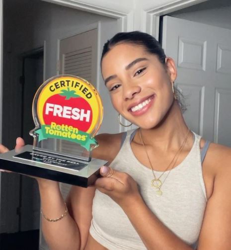 Haskiri Velazquez got certified fresh trophy