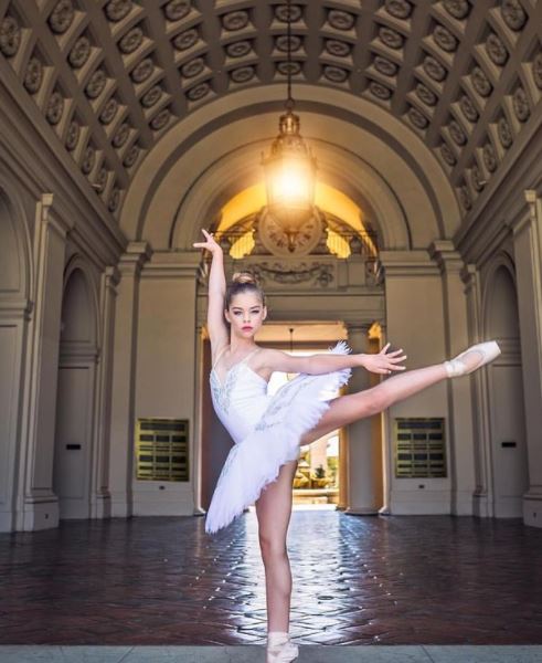 Jade Weber as a dancer