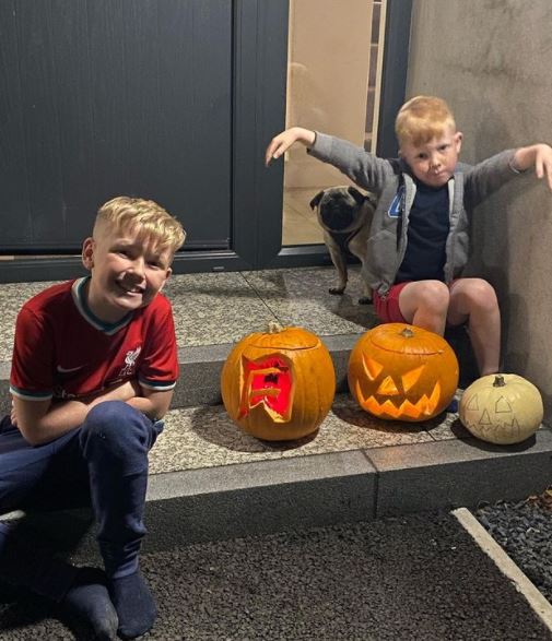 Jude Hill celebrates Halloween
