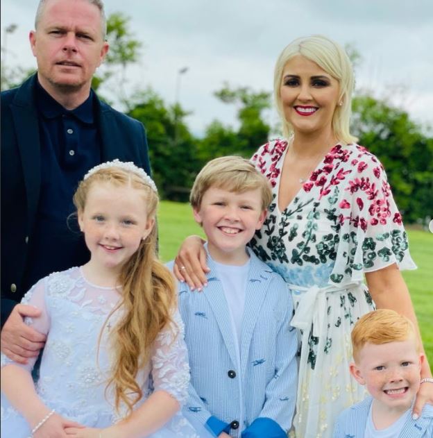 Jude Hill with his family