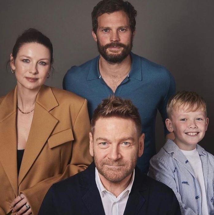 Jude Hill with his star cast