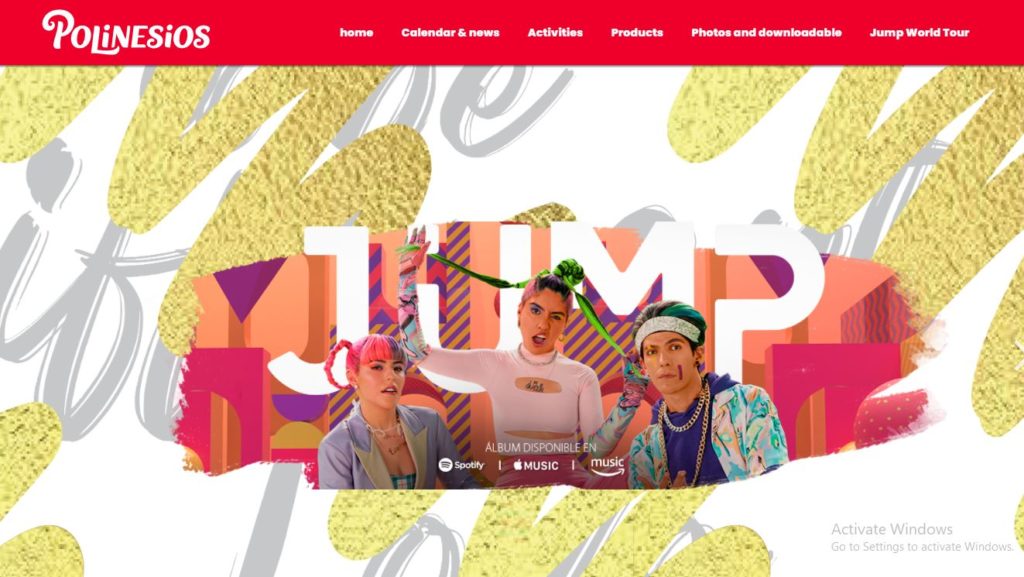 Lesslie Polinesia's official website