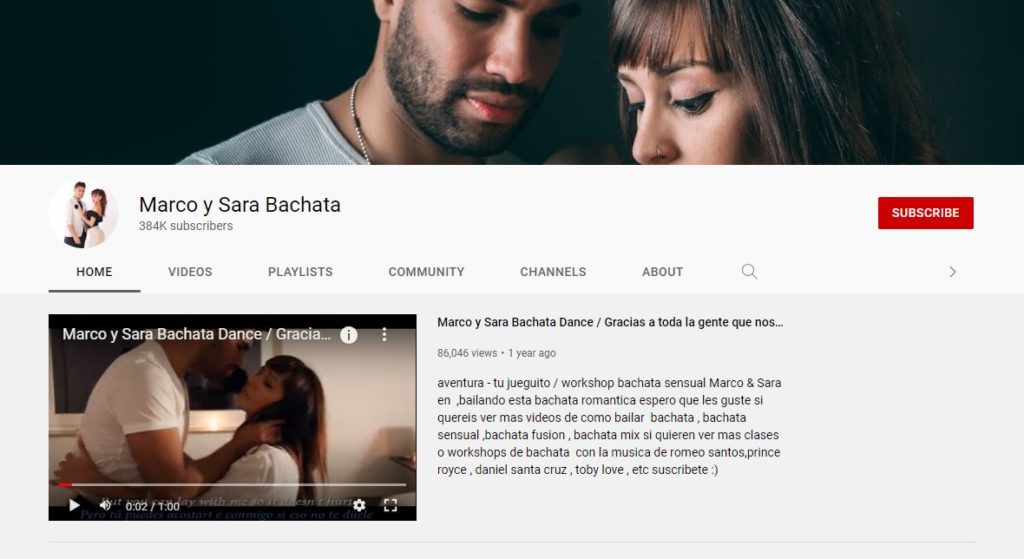 Marco Espejo's YouTube channel