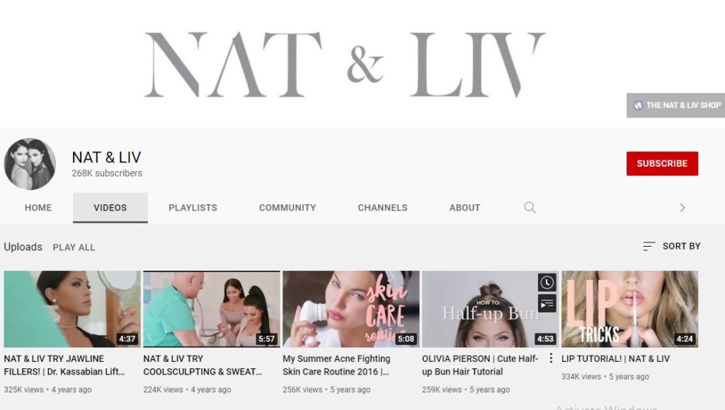 Olivia Pierson 's YouTube channel