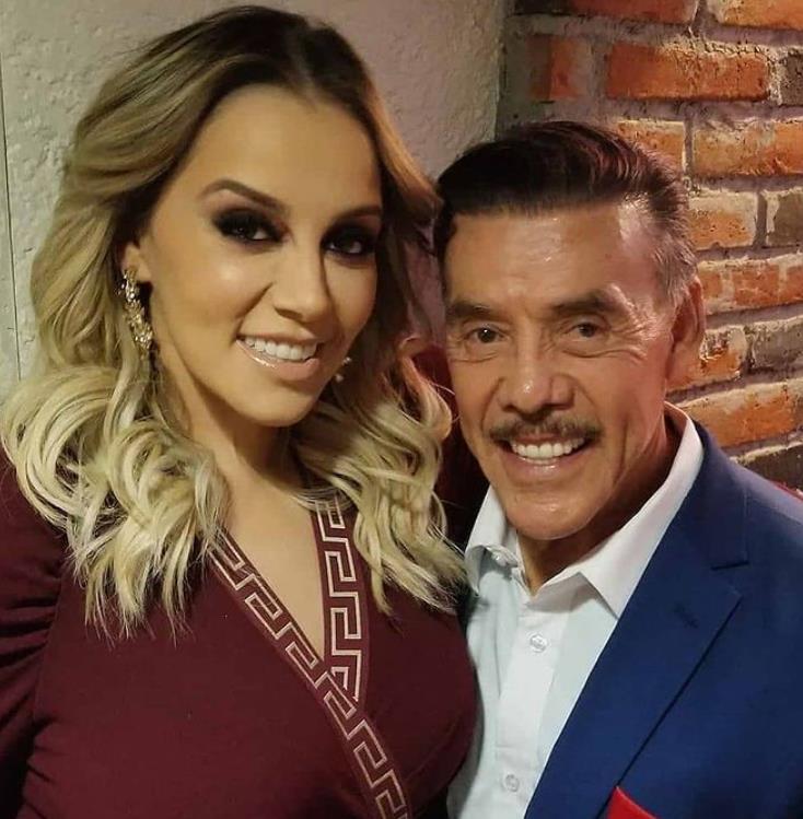 Rosie Rivera with her father