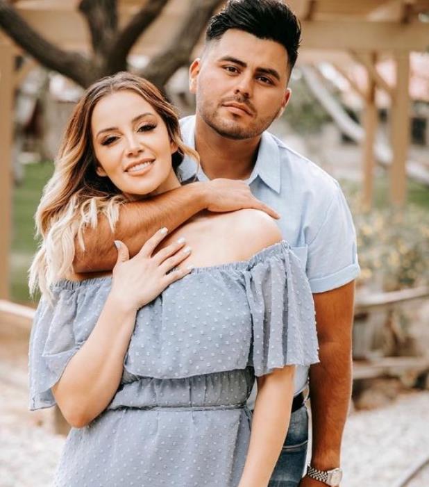 Rosie Rivera with her husband