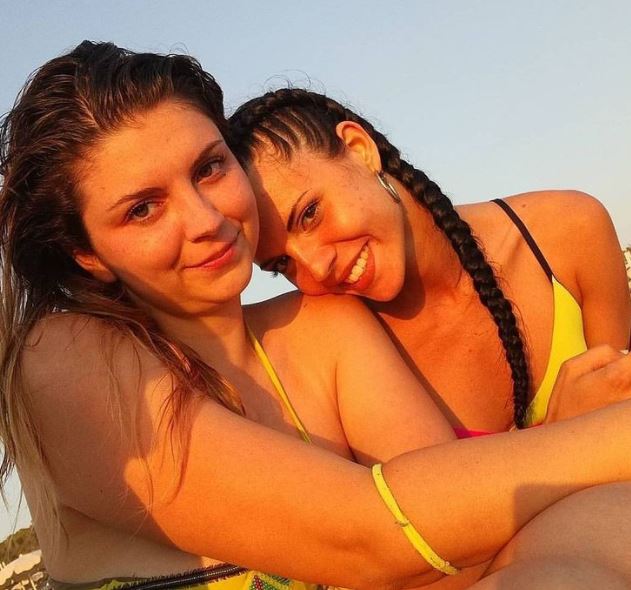 Shaila Gatta with her elder sister