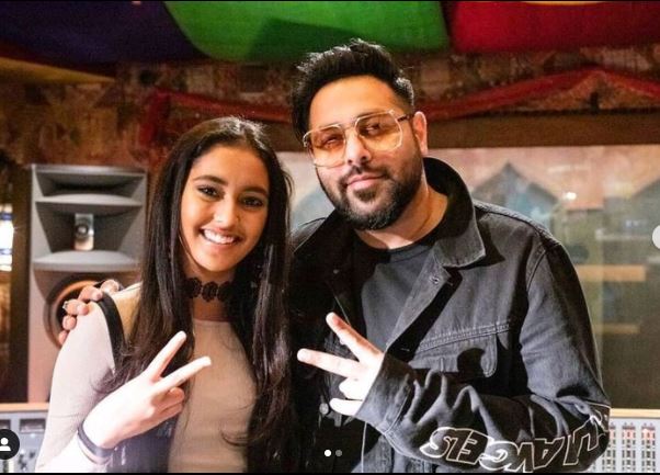 Shivani Paliwal with Badshah