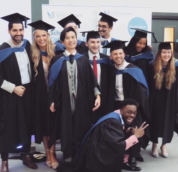 Sophie Lloyd with her friends