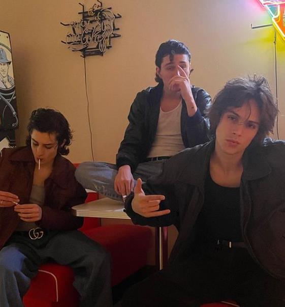 Sunny Suljic with friends