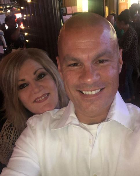 Tommy Norman with his sister Theresa Mills