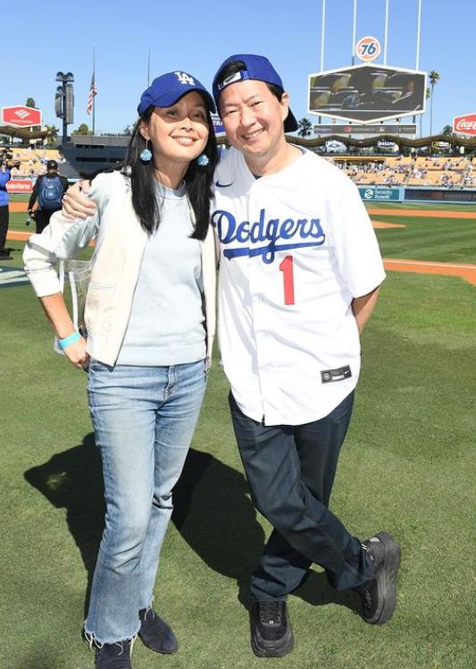 Tran Ho Jeong and her husband Ken Jeong