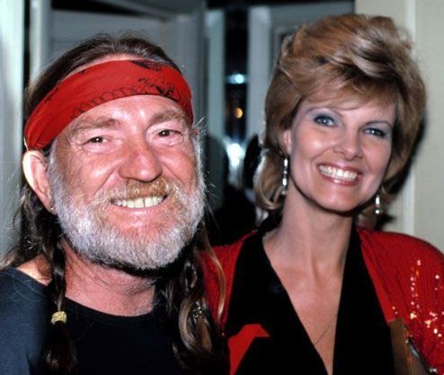 Willie Nelson with his third wife Connie Koepke