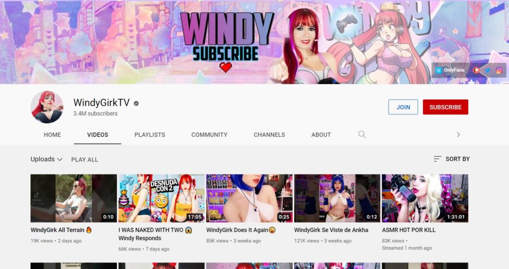 Windy Girk Youtube