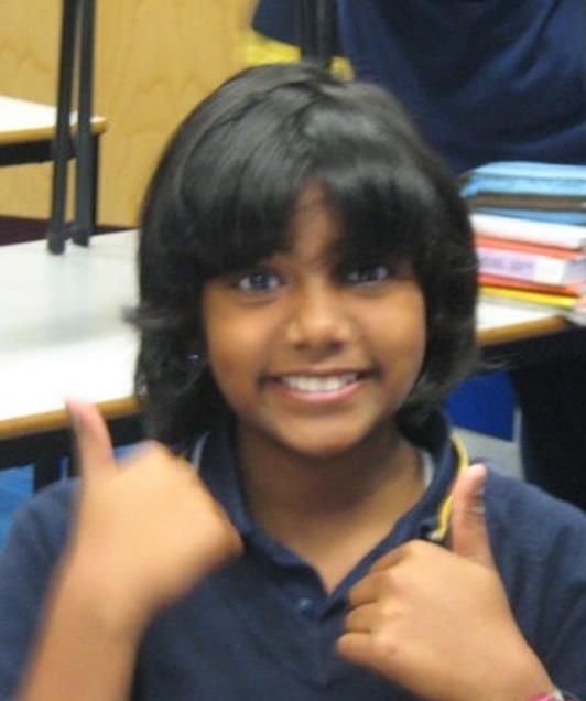 An old image of Charithra Chandran