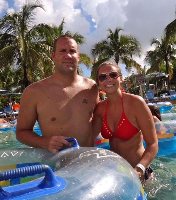 Ashley Harlan with her husband