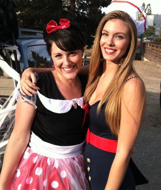 Carmella Rose with her mother