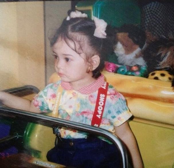 Childhood image of Anya Geraldine
