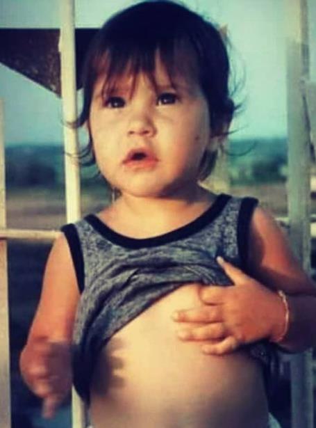Childhood image of Claudia Ruggeri