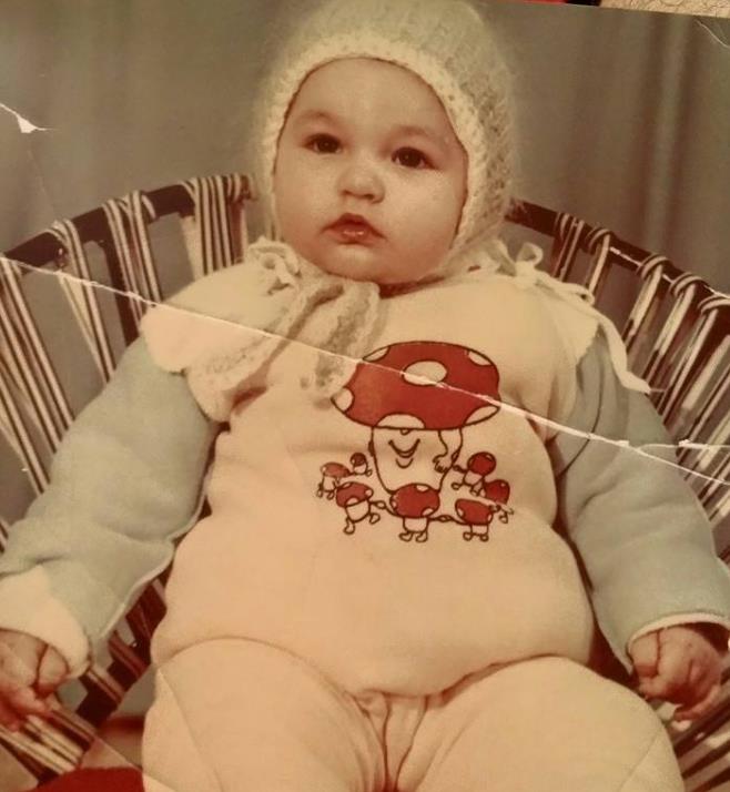 Childhood image of Iryna Ivanova