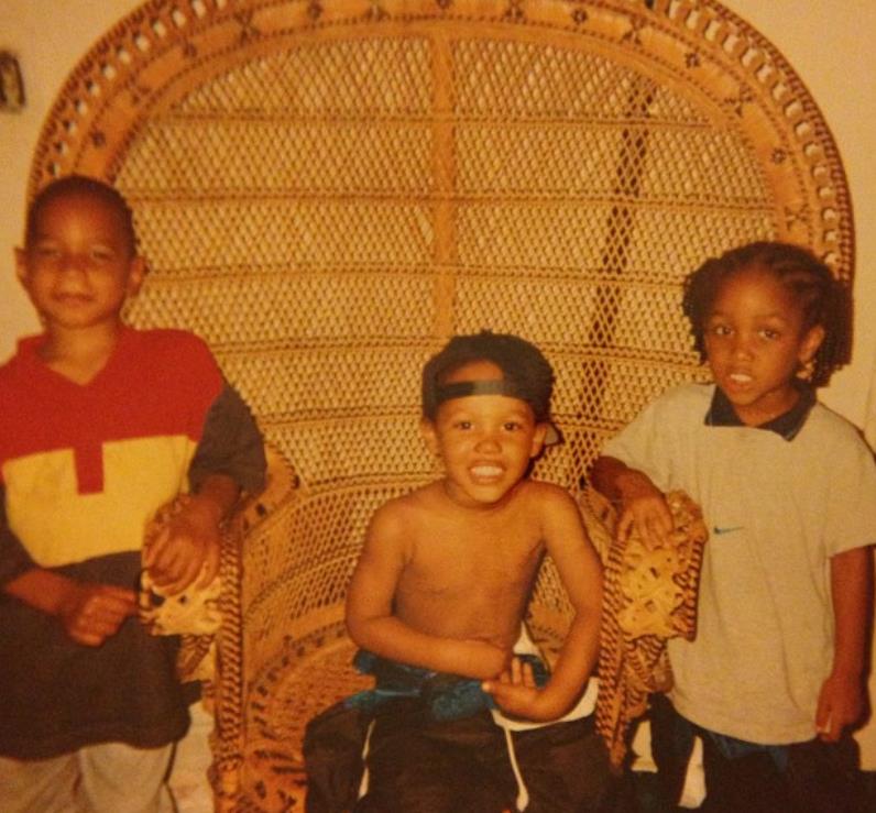 Childhood image of KTS Von with his siblings